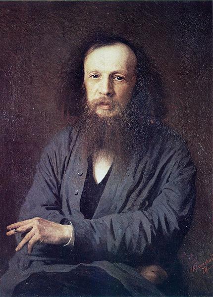Ivan Nikolaevich Kramskoi I. N. Kramskoy. D. I. Mendeleev. oil painting image